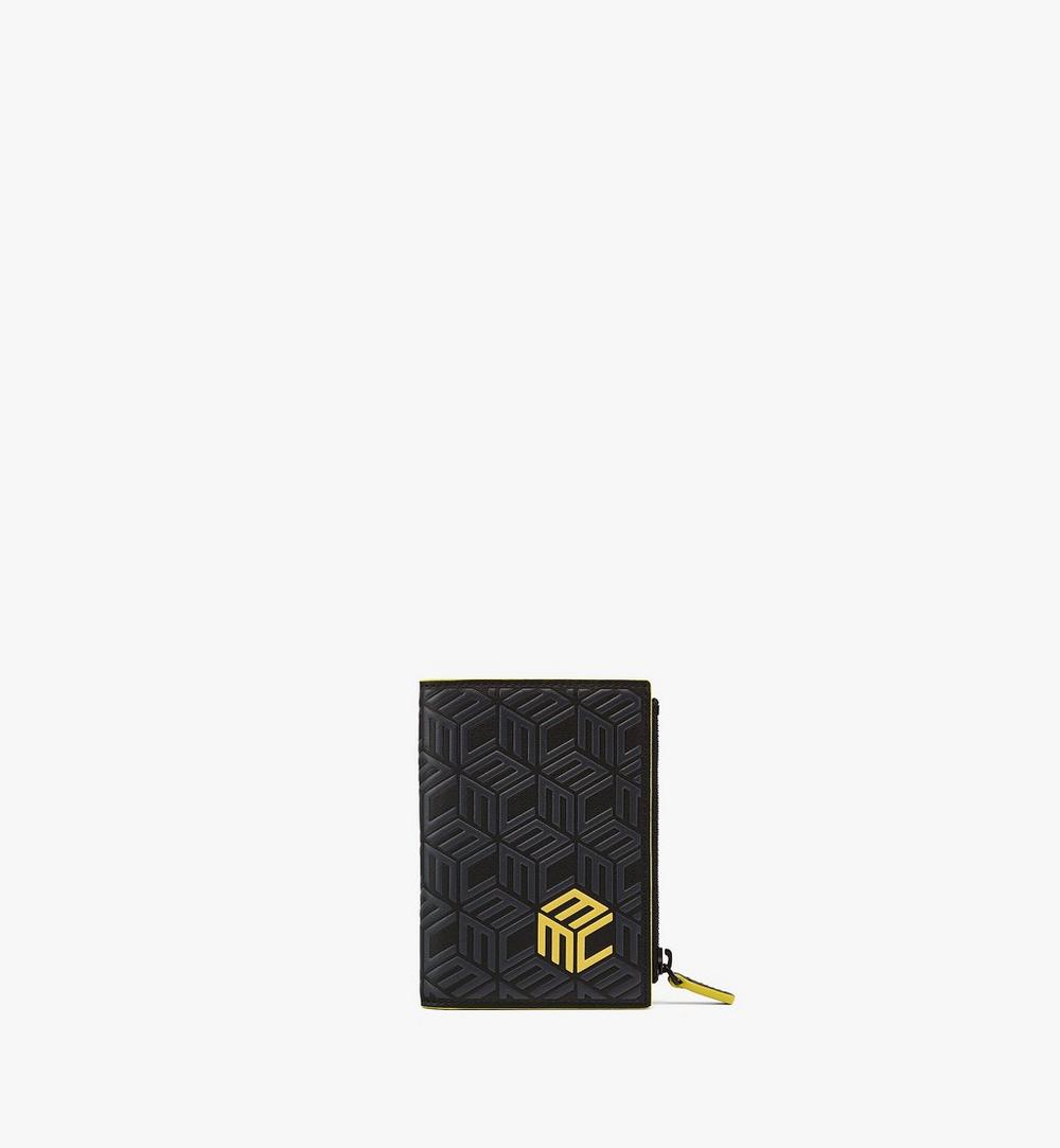 Bifold Card Wallet in Cubic Monogram Leather 1